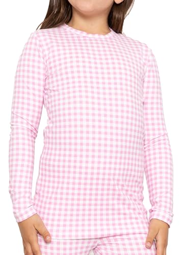 Image of Girls Long Sleeve Shirts | Soft Crew Neck Top | Short Sleeve | Long Sleeve Shirt Girls Size 2T - 16