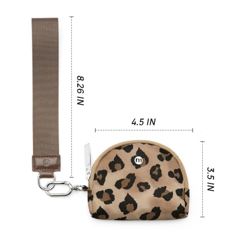 Image of Mum's Memory Mini Zip Around Wristlet Wallets for Women -KeyChain Wallet with Detachable Dual Pouch Wristlet -Key Chain Coin Purse Small Wallets