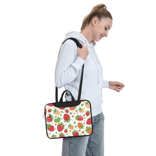 Maletín para laptop portátil diseño fresa 14 pulgadas miniatura 7