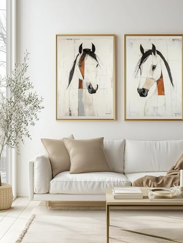 Affiche Chevaux Originalys - Poster Abstrait pour Moderniser Déco Maison - 4