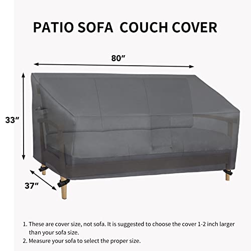 image for Easy-Going Waterproof Outdoor Couch Cover, Heavy Duty 3-Seater Patio S
