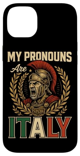 My Pronouns Are Italian Roman Legionary X}zP[X iPhone 14 Plus p