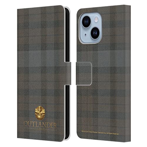 Étui écossais Outlander iPhone 14 Plus protection portefeuille