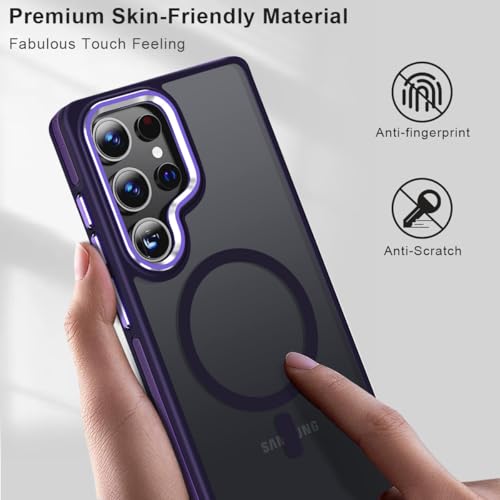 Image of MALEWOLF Magnetic Case for Samsung Galaxy S25 Ultra, Slim Matte Cover