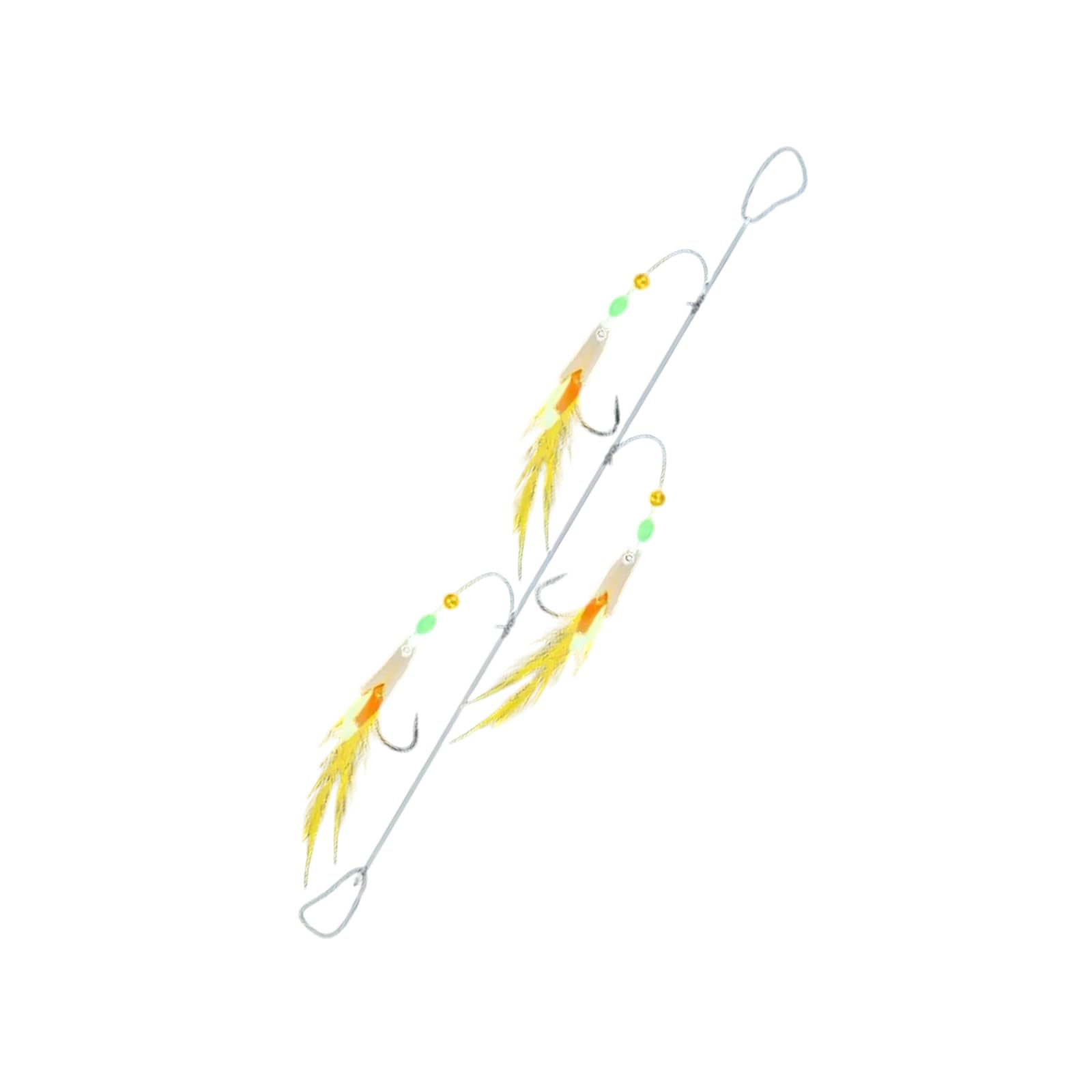 CAZSTYK Baits Lures Hook with Glow Beads Sabiki Glow Fish String Hook Fishing Baits for Saltwater Fishing Equipment