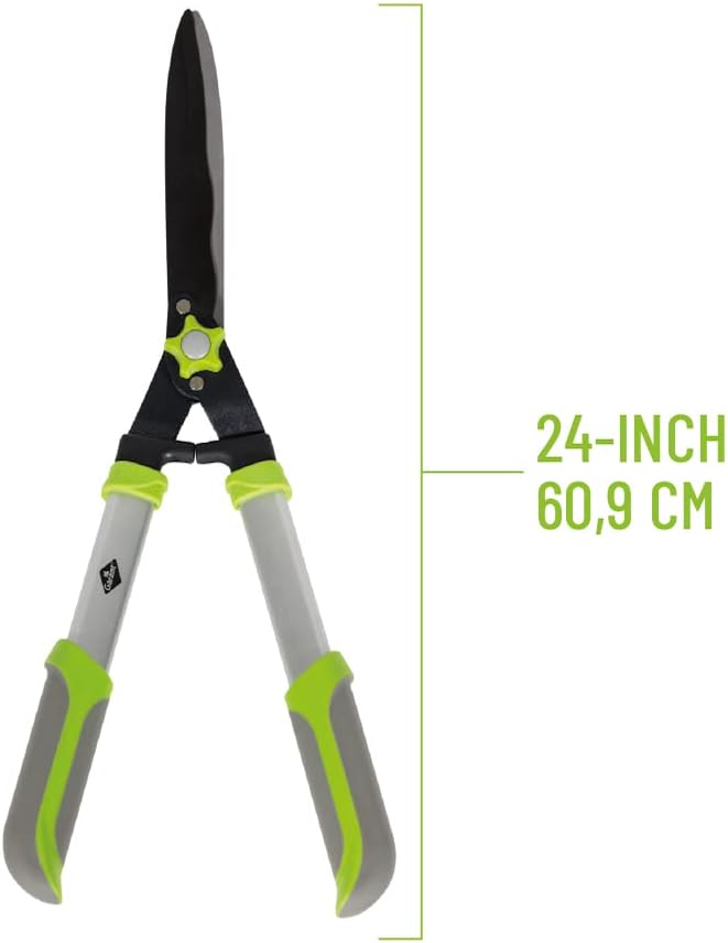 24-inch Hedge Shears, Non-Slip Handle, Adjustable tension knob – Garant