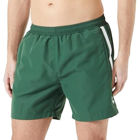 BOSS Men's Dolphin Swim Briefs in Open Green Cover