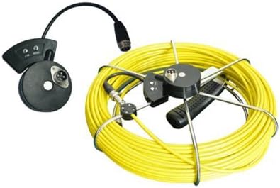 Meter counter & 512Hz locator &10'' HD LCD monitor & 20m push rod cable pipe sewer drain inspection camera
