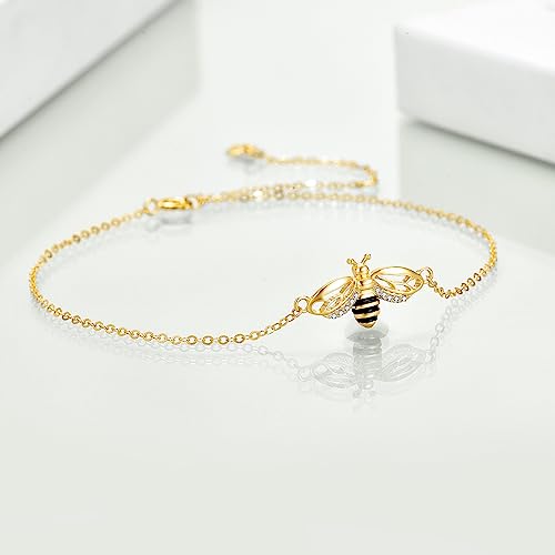 Bracelet for Women 925 Sterling Silver Gold Flower Sunflower Jewelry Birthday Gifts for Her4