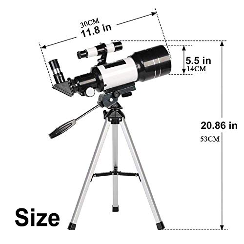 Telescopio astronómico profesional portátil para principiantes miniatura 5