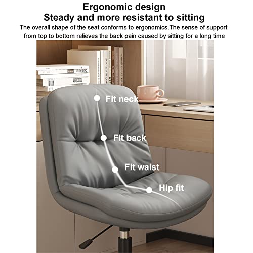 Chaise de bureau sans accoudoirs pour gagner de la place et travailler confortablement - 4
