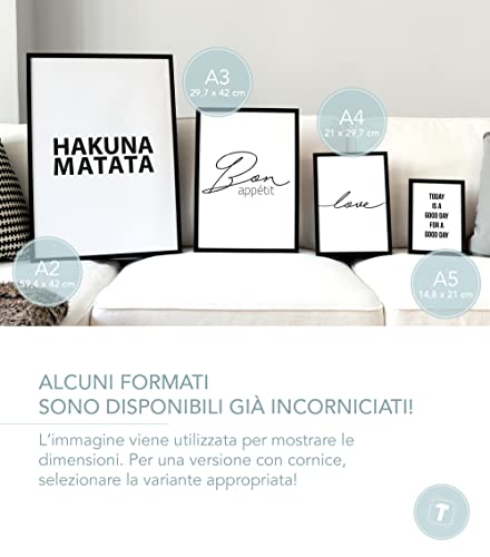 Papierschmiede® Poster per coppia, personalizzato
