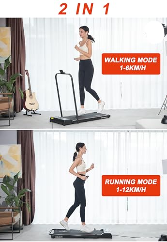 image for EVOLVE Walking Pad, Under Desk Treadmill for Home and Office with Fold