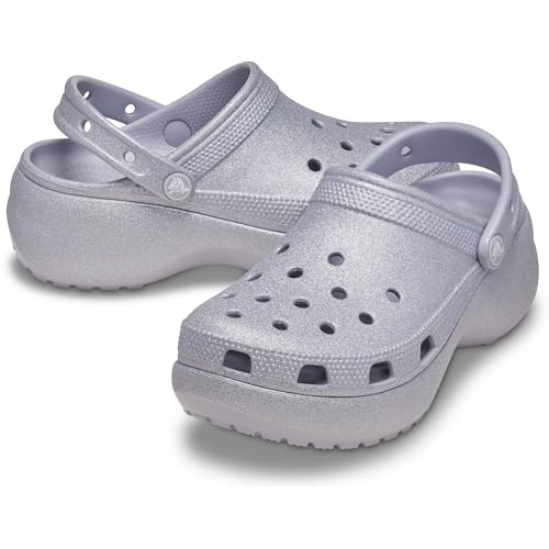 Image of Crocs Women's Classic Platform Glitter Clog