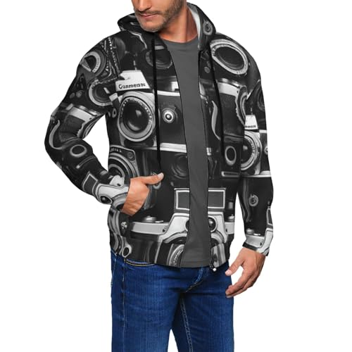 Sweat à capuche homme extensible automne hiver pour tenue décontractée