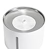 Amazon Basics Large Capacity Pet Water Fountain with Stainless Steel Top, Ultra Quiet, Easy to Clean, BPA Free, 3L, White, 3 Filters Included #5