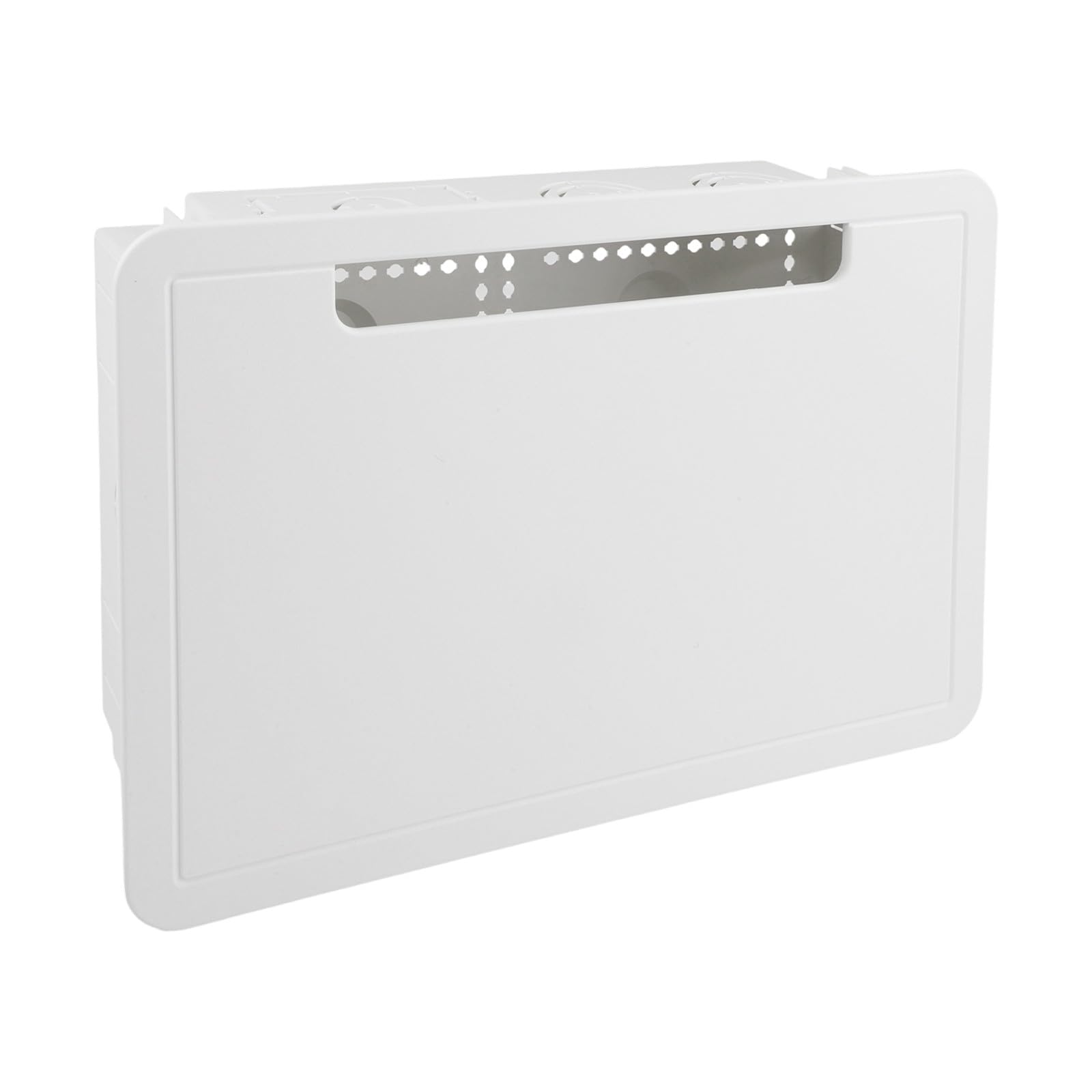Whychstore Versenkte TV-Media-Box, 22,9 cm Wandhalterung, Kabel und Power-Management-Gehäuse, passend für Standard-40,6 cm Bolzen