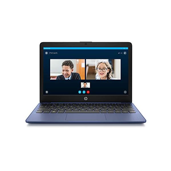 HP Stream 11.6-inch HD Laptop, Intel Celeron N4000, 4 GB RAM, 32 GB eMMC, Windows 10 Home in S Mode with Office 365 Personal for 1 Year (11-ak0010nr, Royal Blue)
