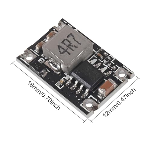 AITRIP 10PCS DC-DC Power Supply Module Adjustable Voltage Regulator Module 5V-30V to 3.3V 5V 9V 12V 3A for Car Motorcycle Battery Charging (5V)3