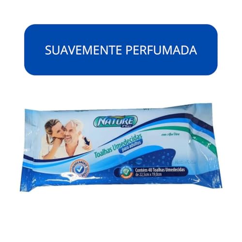 Lenço umedecido geriatrico adulto caixa idoso para banho intimo toalha umedecida grande grosso higie