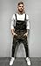 LONGBIDA Men's Denim Bib Overalls Fashion Slim Fit Jumpsuit with Pockets(Camouflage,L)