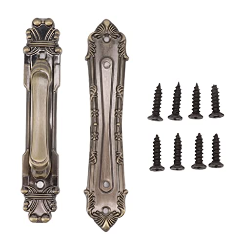 Maçaneta da Porta do Celeiro Gavetas de Porta Deslizante de Ferro para Armários Montados na Superfíc