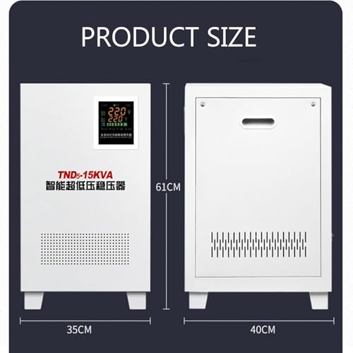 Estabilizador automático de voltaje, regulador de CA de alta precisión para uso industrial y resistente, pantalla LED