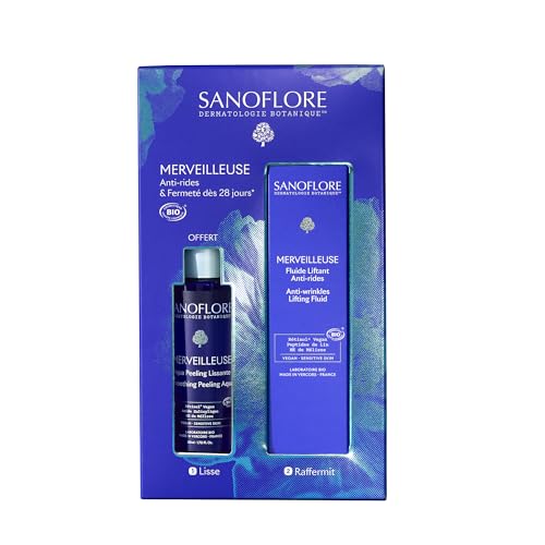 SANOFLORE Merveilleuse Anti-rides Bio -Cadeau Fête des Mères - Coffret