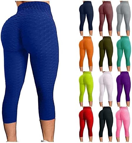 Amazon.com: DOAEGNG Women's Hip Lifting High Waist Yoga Pants Fitness  Workout TIK Tok Leggings Tummy Control Tights Joggers Cropped Pants :  Deportes y Actividades al Aire Libre
