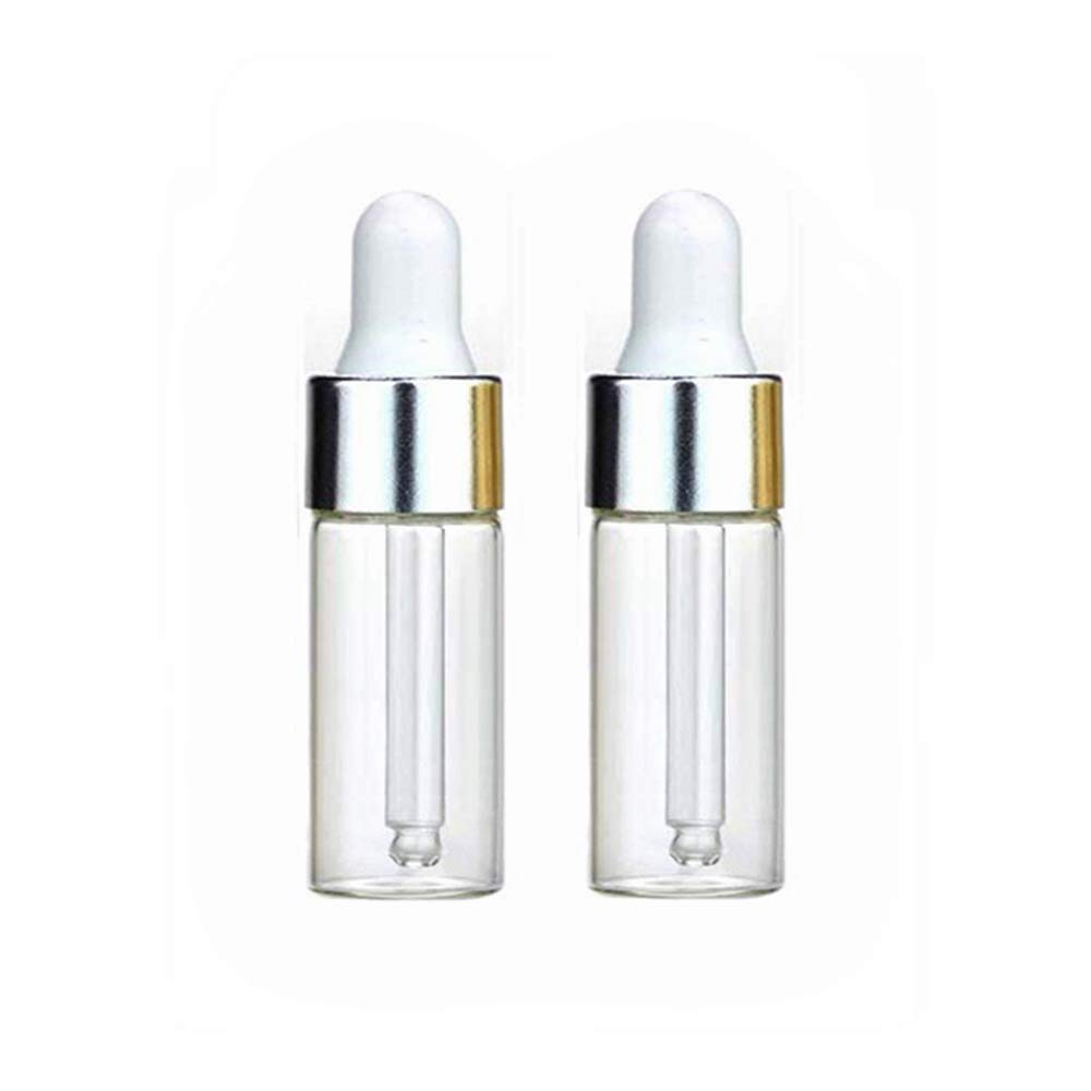 30 Pack,Essential Oils Glass Dropper Bottles,Travel Size Serum Sample Vials,Mini Perfume Clear Bottles with Glass Eye Dropper (5ml)