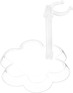 Tofficu 10 Pçs Estrutura De Suporte Para Boneca Suporte Transparente Acessório Para Casa De Boneca Boneca De Plástico Suporte De Metal Suporte De Figura De Ação Acessórios Estatueta