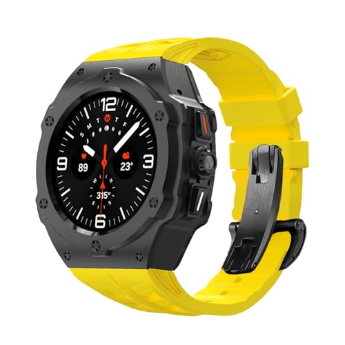 Kit de modification Galaxy Watch 7 Ultra avec bracelet en caoutchouc fluoré