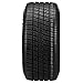 RM Cart 14-Spoke Black/Machined on 205/50-10 Deli Low Profile Tire (Set of 4), Golf Cart Tires and Wheels Combo, Fits Club Car & EZ-Go Carts