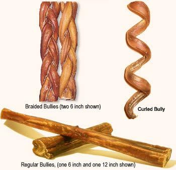 Bully Sticks Dog Chews - Free Range, All Natural, Bulk 25 Pack (X-Thick Low Odor, 6")