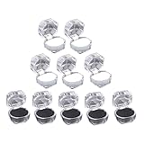 VALICLUD 10 piezas Cajas Transparentes para Anillos Organizador de Joyería Cristal Sólido Regalo para Propuesta y Boda Almacenamiento Seguro para Anillos y Pendientes Diseño Práctico para