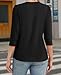 Black Shirt Womens Crewneck Fashion Fall Going Out Business Casual Official Work Ladies Tops 2025 Fashion Clothing