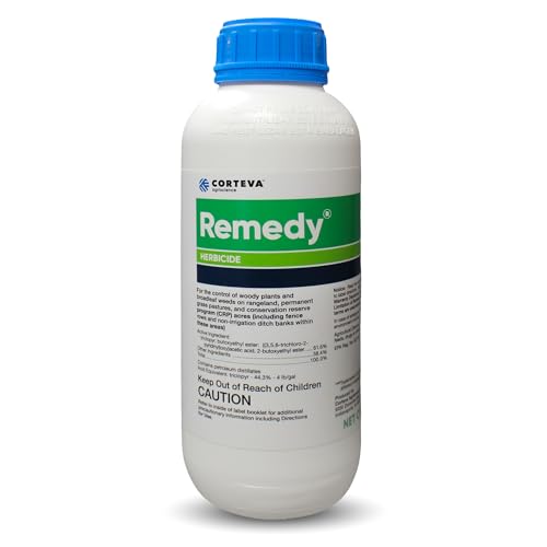 Corteva Remedy Herbicide Concentrate - 1 Quart - Triclopyr Brush & Broadleaf Weed Control for Pastures Fencerows & Rangelands - Long-Lasting Land Restoration