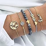Schildkröten-Armband-Set geeignet für Partys, Strand, tägliche Kleidung, Hochzeiten, Cocktailpartys und besondere Anlässe. Es kann verschiedene Stile hervorheben und Ihnen immer mehr femininen Charme bringen.