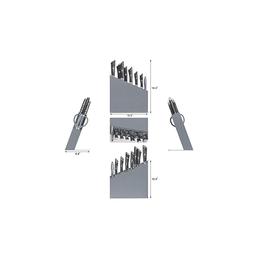 Cangshan-NAKA-Series-X-7-Steel-Forged-HUA-Knife-Block-Set-12-Piece Cangshan NAKA Series X-7 Steel Forged HUA Knife Block Set (12-Piece)