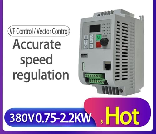 Controlador VFD AC 380V 5.5KW para corregir tirones y regular velocidad de motor 6