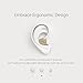 GoNovate G8 Bluetooth Earpiece Wireless Mini Earbud, 6 Hrs Playtime 2 Magnetic USB Chargers Invisible Headphone Tiny Smallest Headset Car Earphone with Mic for Samsung Galaxy -Khaki (1 Piece)
