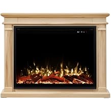 Touchstone Fireplug Pro 33" Smart Alexa/WiFi Enabled Electric Fireplace with Unfinished Surround Mantel - 1,500W Heater