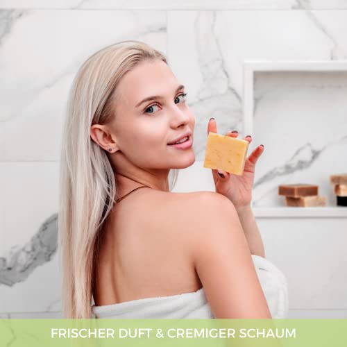 Haarseife Meina Naturkosmetik mit Zitronengras und Ringelblume