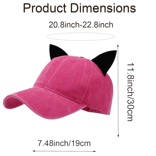 Image of Mens Baseball Cap Baseball Hat Funny Trucker Hats for Men Women Cute Beanie Distressed Cap Ponytail Hat for Women