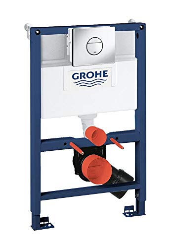 Placa de pared Grohe Nova 38868 para inodoros con cisterna Rapid SL de 0,82 m 3