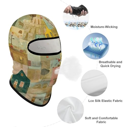 Balaclava para hombres máscara de esquí para mujeres diseño de línea delgada máscara facial completa cubierta para ciclismo miniatura 3