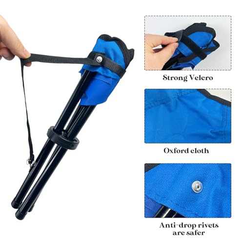 Folding-Camping-StoolPortable-Tripod-SeatFolding-Camping-ChairsOutdoor-Travel-Medium-Chair-for-Camping-Party-Hunting-Hiking-Fishing-Mountaineering-Picnic-Beach-Garden-LawnBlue-Height-1577-inchs
