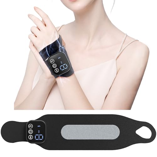 EMS Handmassagegerät Handgelenk-Massagegerät mit Wärme, Handgelenk Bandagen Handgelenkstütze für Sehnenscheidenentzündung & Karpaltunnelsyndrom, Schmerzlinderung, Für Sport Und Fitness, Hausarbeit