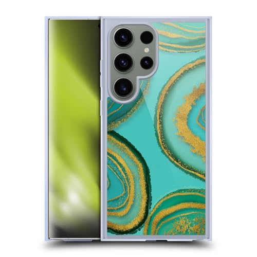 Coque en Gel Samsung Galaxy S24 Ultra MagSafe Head Case Designs LebensArt Turquoise