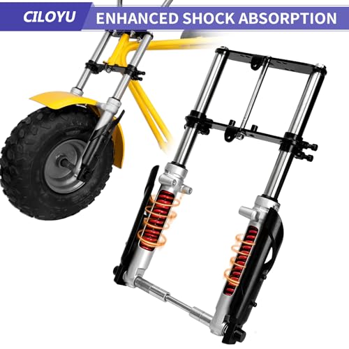 Image of Mini Bike Front Forks Kit Suspension Replacement for Coleman CT100U Monster Mega Moto MMB80 MMB105 80cc 105cc Motovox MBX10 MBX11 Baja DB30 GMB100 TrailMaster Storm 200 Powersports Parts
